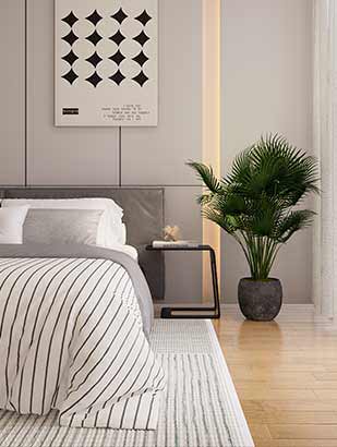 Luxury bedroom in Atam Vatika